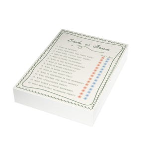 PRINTED + SHIPPED Bride or Groom Game Card for Fresh off the Market Bridal Shower - Green Love in Bloom Wedding Shower Game S848 image 6
