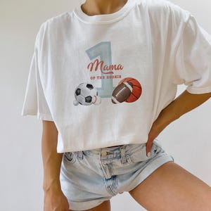 Rookie Year Matching Shirt for Mom | Mama of the Rookie Tee | Sports 1st Birthday Outfit Graphic Shirt S628