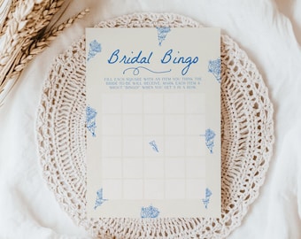 PRINTED + SHIPPED Bridal Shower Bingo Card for Fresh off the Market Bridal Shower | Love in Bloom Wedding Shower Game S748