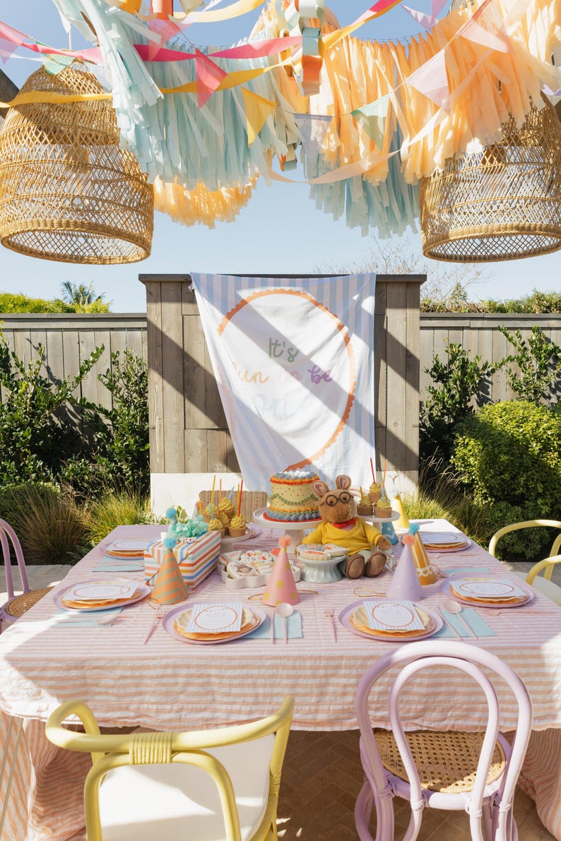 It's Fun to Be One Birthday Backdrop - Personalized 1st Birthday Theme Banner Party Decor Tapestry S976 image 4