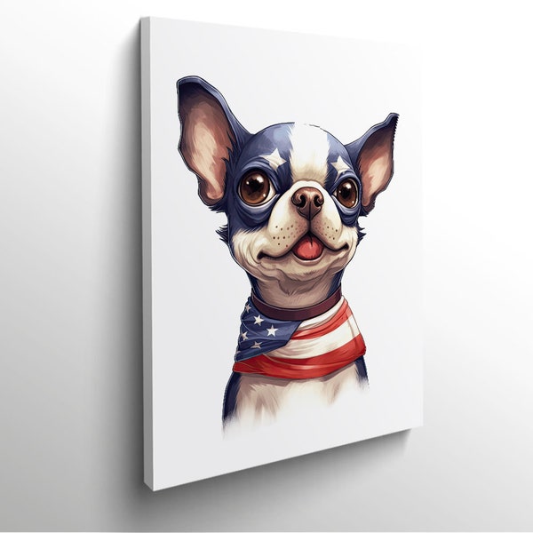 Tableau Portrait Chihuahua (Chiwawa) - 2024