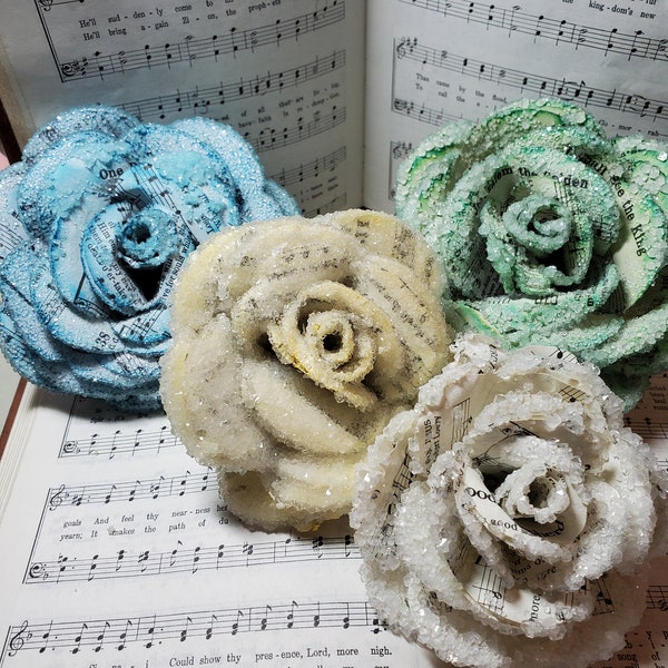 Roses des Hymnes cristallisées