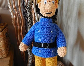 PDF instructions Fireman Sam crochet pattern