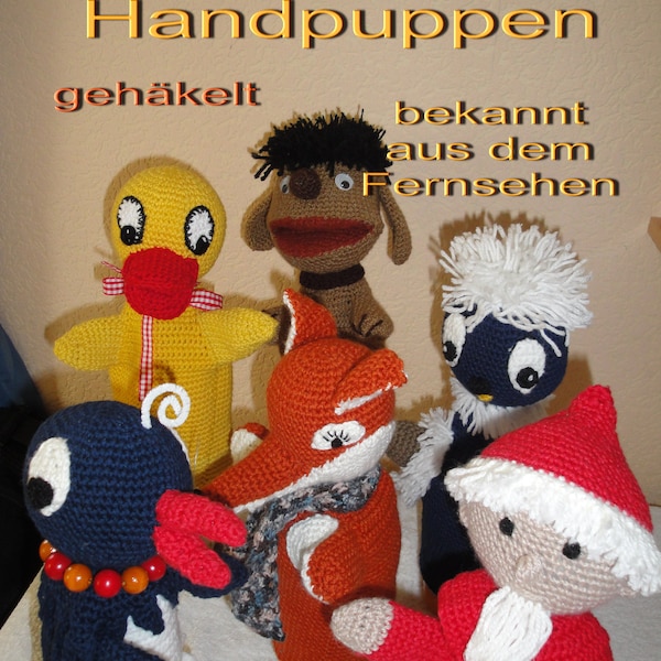 PDF Handpuppen 1 gehäkelt Häkelanleitung Puppen