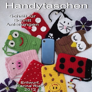 PDF instructions mobile phone case crochet pattern
