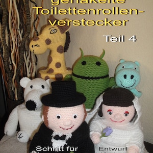 PDF Toilet Roll Hats 4 Crochet Patterns Instructions