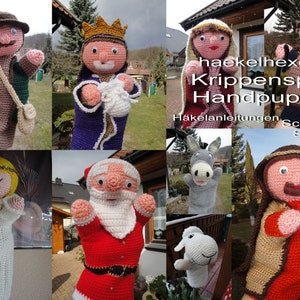 PDF Hand Puppets Nativity Crochet Patterns Christmas Crochet Patterns
