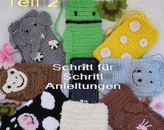 PDF Instructions Mobile Phone Cases 2 Crochet Pattern