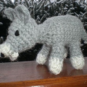 PDF crochet pattern nativity figures donkey Christmas