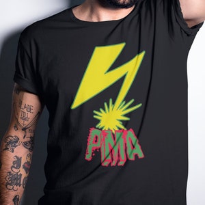 PMA Lightning Bolt T-Shirt | Positive Mental Attitude Tee | Goth Punk Metal Anarchy Shirt | Protest | Bad Brains Hardcore | Straight Edge