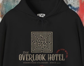 The Shining Hoodie | Overlook Hotel Sweatshirt | Stephen King Horror Hoodie | Stanley Kubrick Movie Gift | Unisex Halloween Pullover
