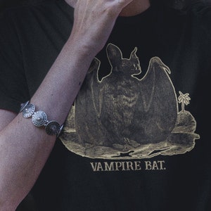 VAMPIRE BAT T-SHIRT - Goth Gothic Shirt - Punk Horror Halloween- Ramones, Sex Pistols, Bauhaus, Exploited - Metal, Grunge, Emo, Alternative image 2
