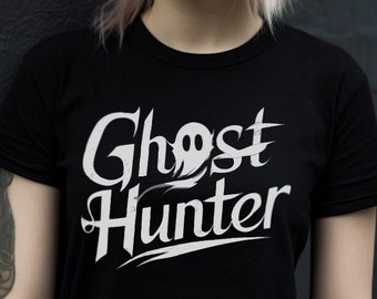 Ghost Hunter T-Shirt | Paranormal Investigation Adventures | Soft Cotton Tee | Unisex Ghost Hunting Gear | Spooky Apparel | Mystery Seeker