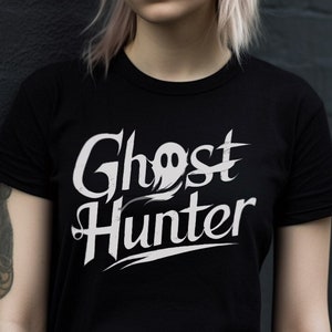 Ghost Hunter T-Shirt | Paranormal Investigation Adventures | Soft Cotton Tee | Unisex Ghost Hunting Gear | Spooky Apparel | Mystery Seeker