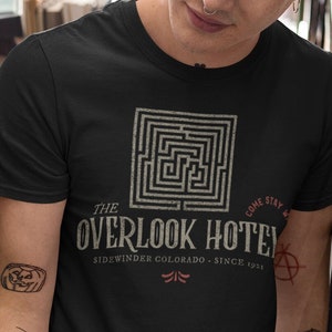 The Shining Shirt - Overlook Hotel T-shirt |  Unisex Stephen King Inspired Shirt | Stanley Kubrick Horror Tee | Gift for horror fans