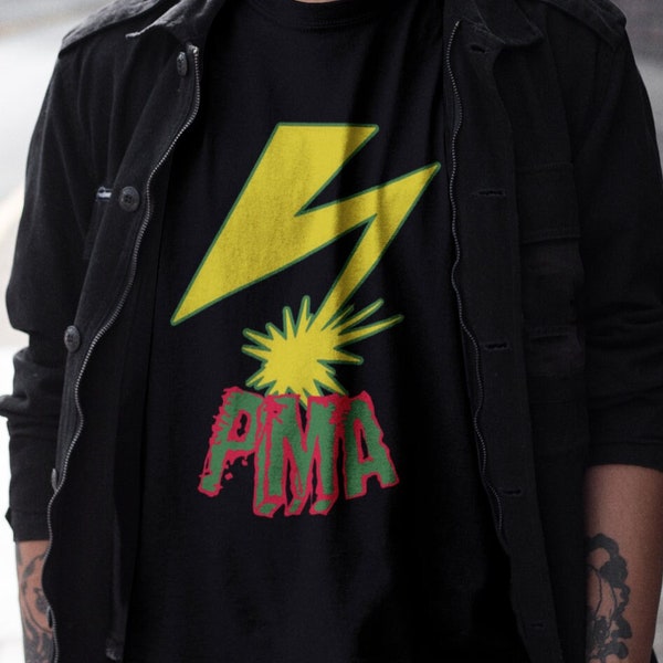 PMA Lightning Bolt T-Shirt | Positive Mental Attitude Tee | Goth Punk Metal Anarchy Shirt | Protest | Bad Brains Hardcore | Straight Edge