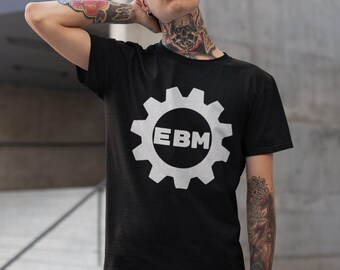 E.B.M[イービーエム] Wide fit printed t-shirt Amazon.com: EBM - ELECTRONIC BODY MUSIC Premium T-Shirt
