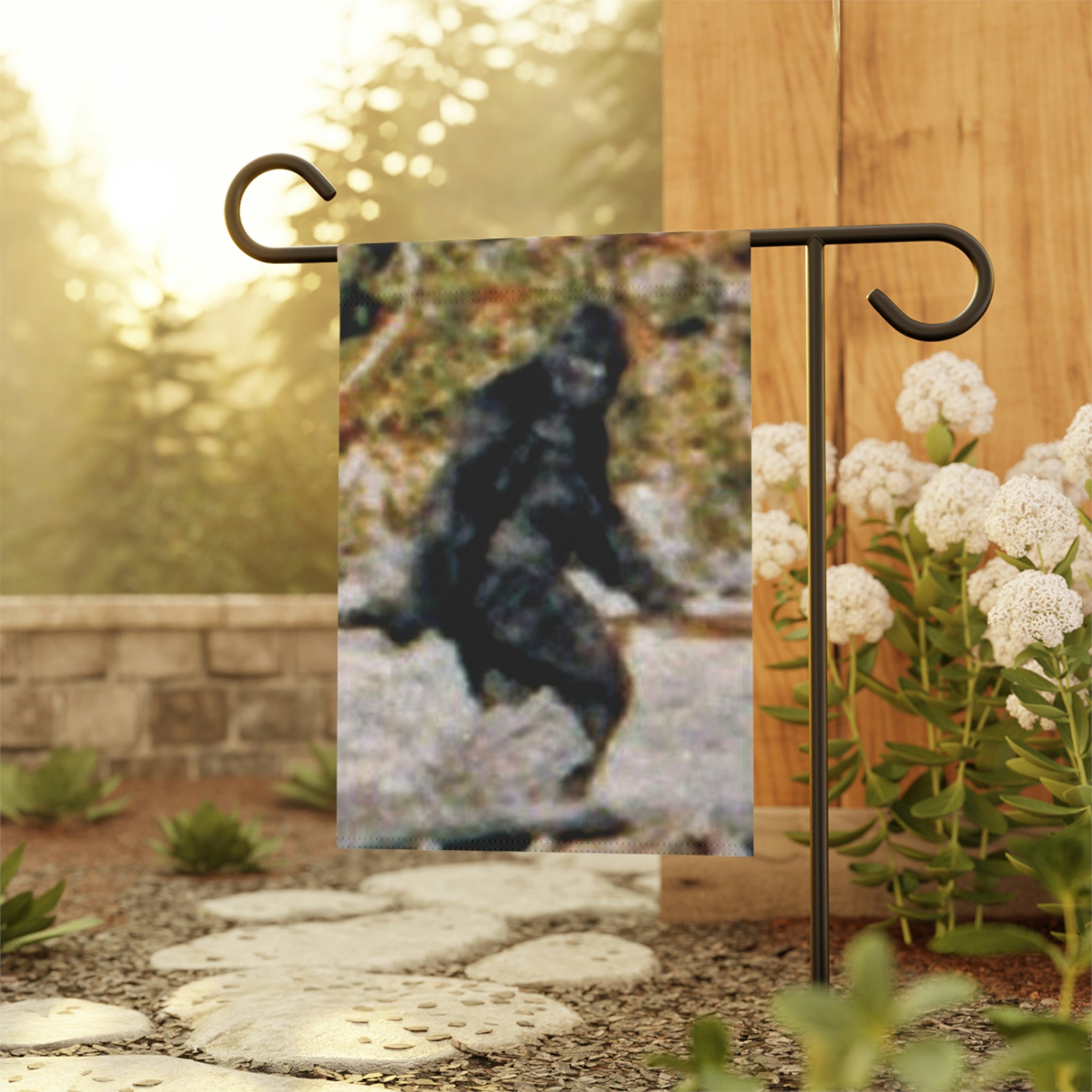 Bigfoot Gartenflagge – Doppelseitig, 30,5 X 45,7 Cm, Wetterfest & Lustiges Outdoor-Deko