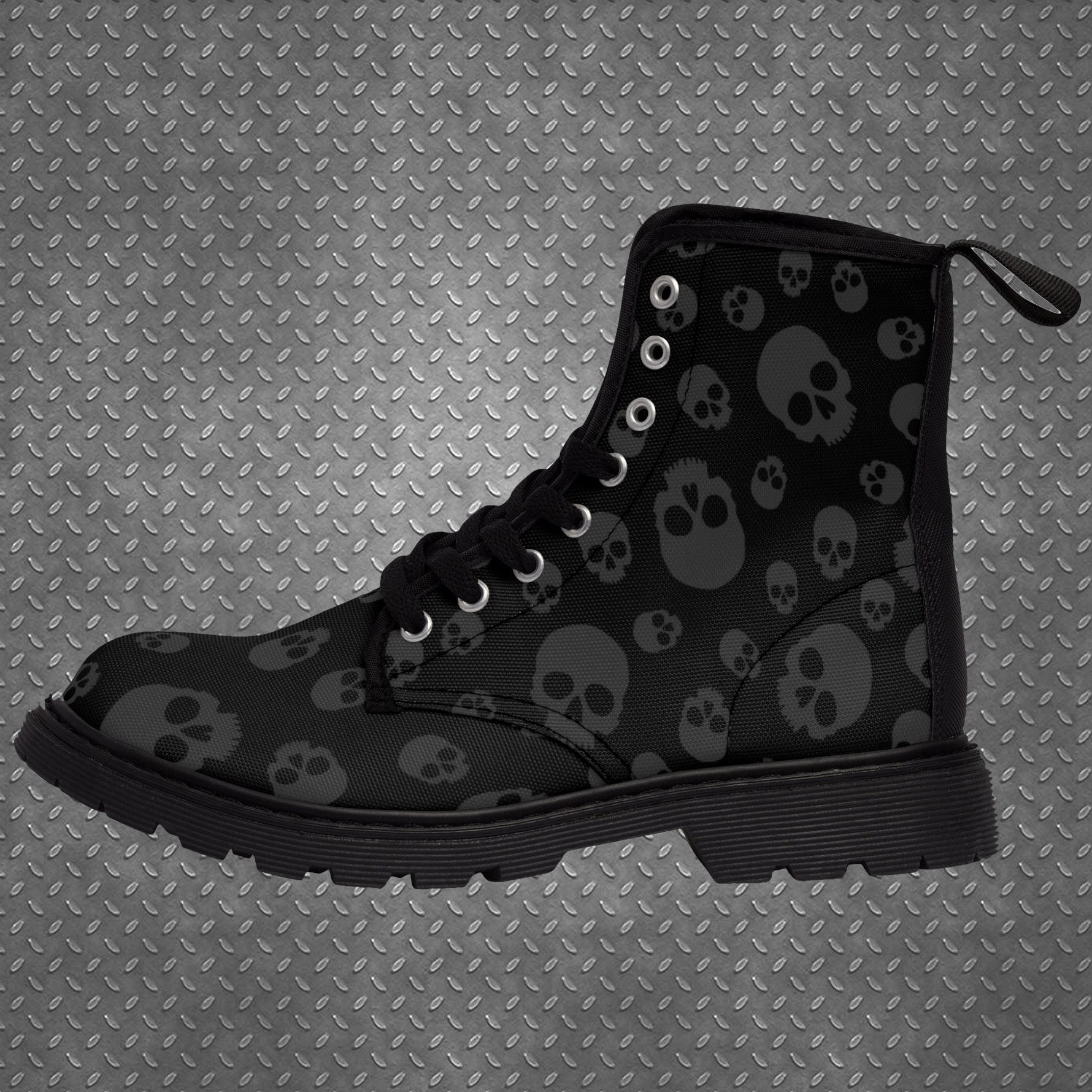 doc martens cassidy skull
