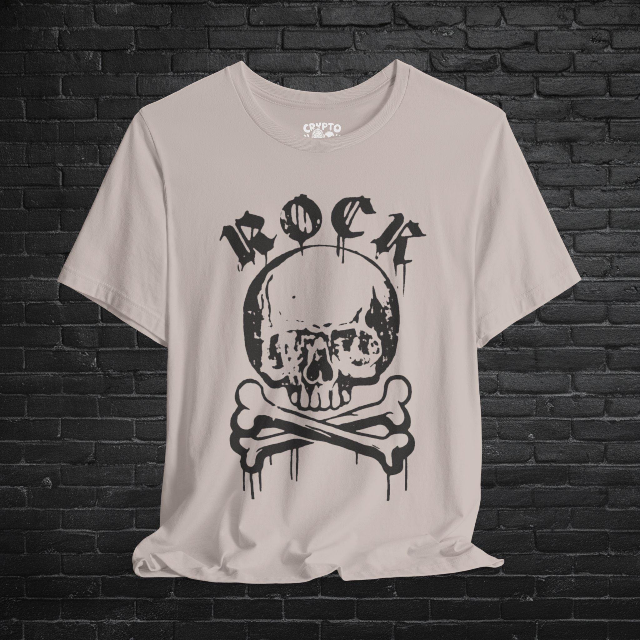 Punk Rock Shirt Skull Crossbones Tee Black T-shirt Goth Punk Style  Alternative Grunge Shirt Edgy Graphic Tee Gift for Rock Fans - Etsy