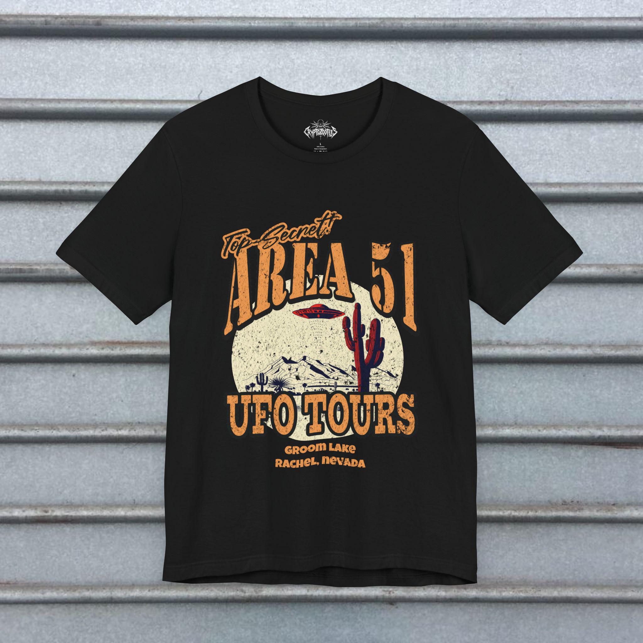 Area 51 T-shirt UFO Tours Groom Lake Sci-fi Black Conspiracy Tee Alien  Hunters Gift for UFO Fans Sci-fi Lovers and Paranormal Fans - Etsy