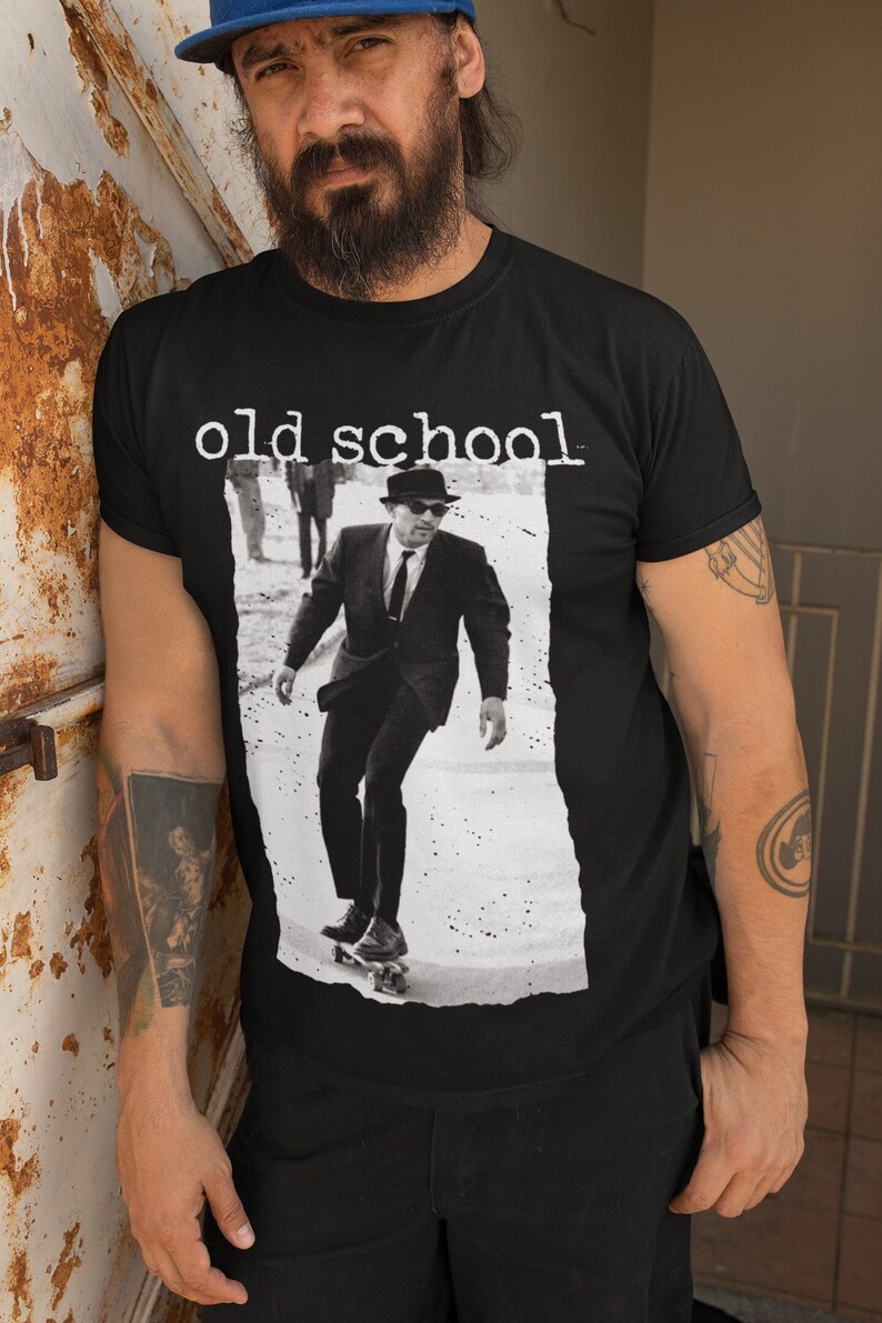 Skateboard Shirt Old School Retro Skater Tee Vintage Hipster Streetwear 90s Style Gift for Skateboarders Kids XS to Adult 5X Hoodie Ladies image 3
