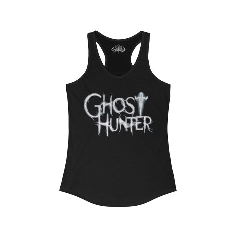 Ghost Hunter T-Shirt | Paranormal Investigator Tee Unisex Supernatural Shirt | Gift for Ghost Lovers, Unisex Ladies Long Sleeve Hoodie Kids Racerback Tank Top