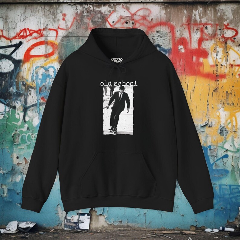 Skateboard Shirt Old School Retro Skater Tee Vintage Hipster Streetwear 90s Style Gift for Skateboarders Kids XS to Adult 5X Hoodie Ladies image 4