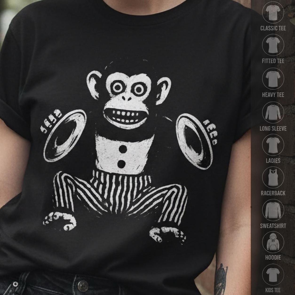 Cymbal Monkey Shirt - Etsy