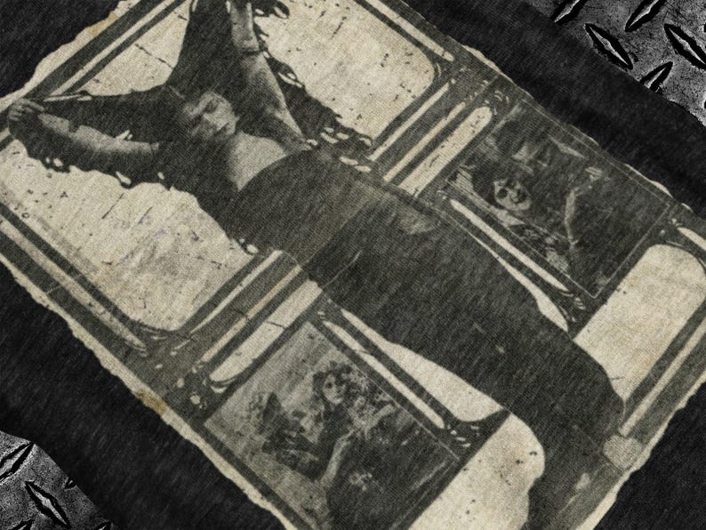 Theda Bara Shirt - Goth Gothic Lady Vampire - Spooky Halloween Punk - Edgy Alternative Fashion - Eerie Dark Style - Horror-Inspired Tee bild 11