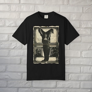 Theda Bara Shirt - Goth Gothic Lady Vampire - Spooky Halloween Punk - Edgy Alternative Fashion - Eerie Dark Style - Horror-Inspired Tee Comfort Colors Tee