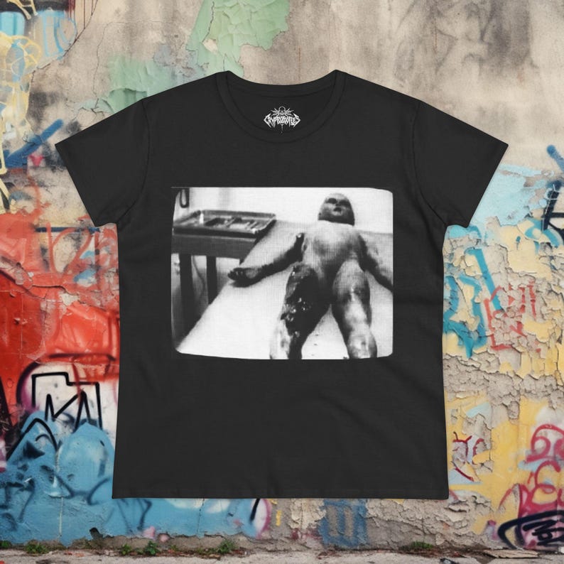 Area 51 Alien Shirt Autopsy UFO T-shirt X Files Roswell Alienation Tee Alien Giftful Gift for Sci-Fi and Paranormal Fans Conspiracy Tee Ladies Tee