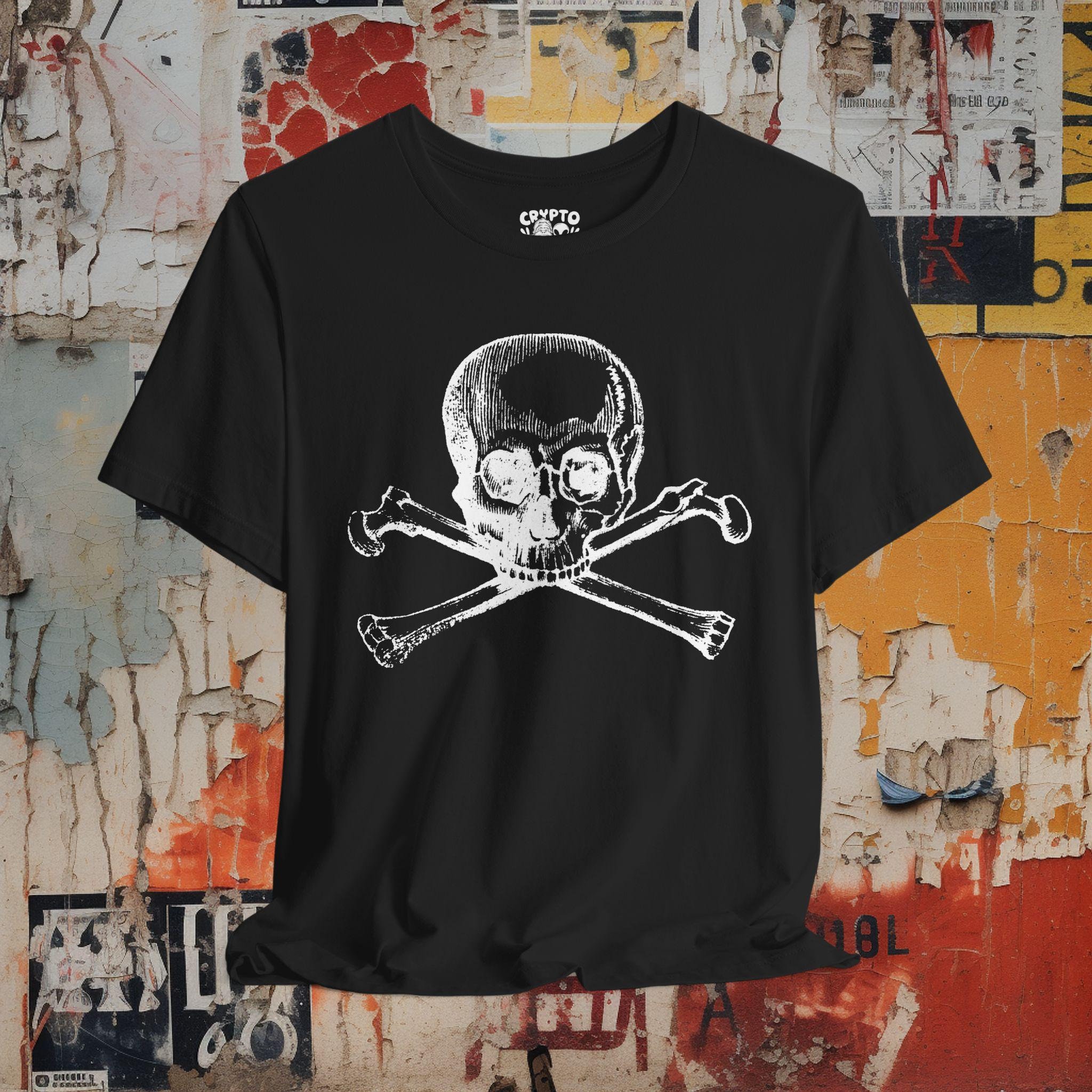 Skull And Crossbones Pirate Jolly Roger In Hat Stock Vector ...