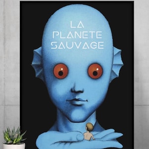 Fantastic Planet Poster La Planete Sauvage Print Sci-Fi Wall Art Retro Movie Decor Vintage Film Art Gift for Sci-Fi Fans Home Decor