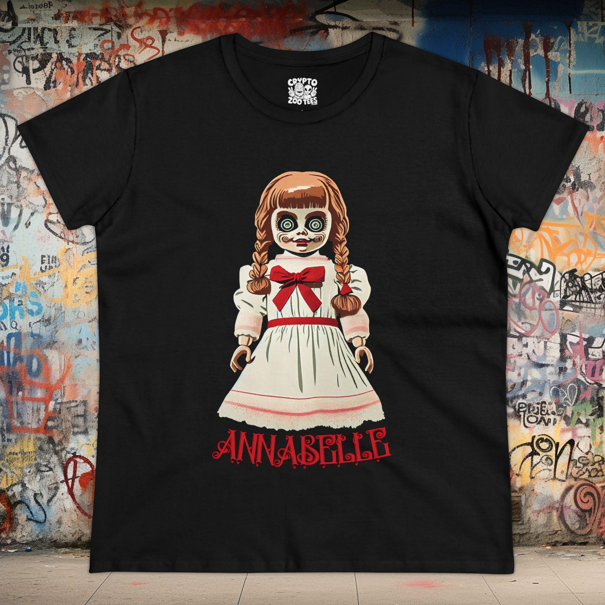 ANNABELLE Doll T-shirt | Haunted Horror Movie Tee | Punk