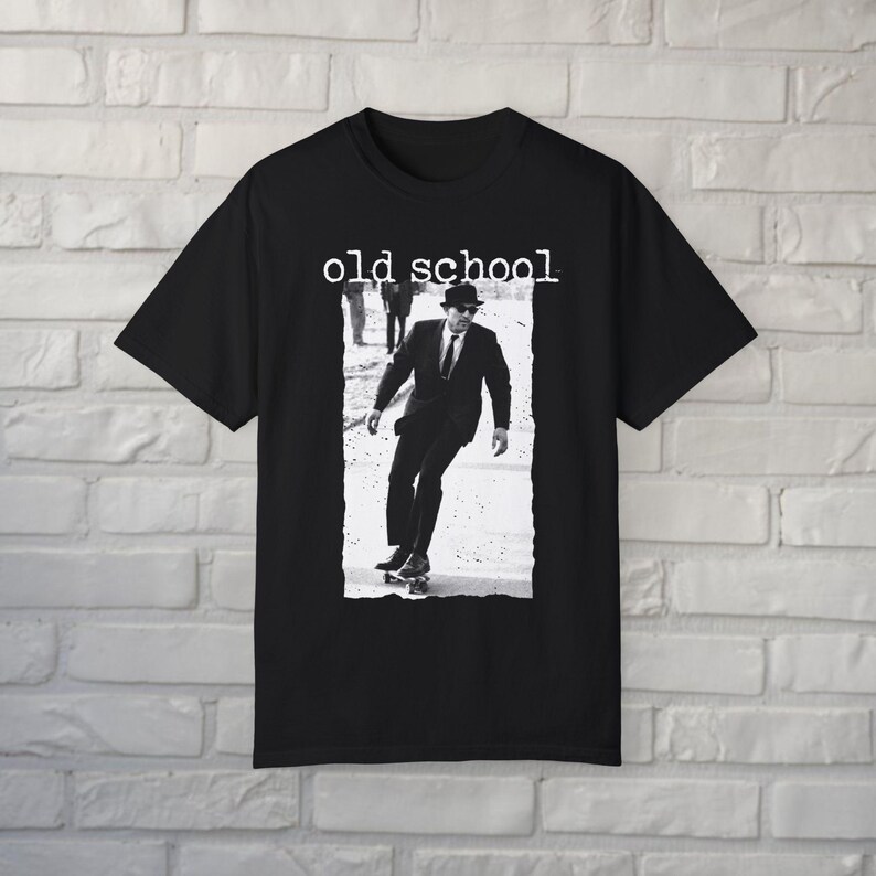 Skateboard Shirt Old School Retro Skater Tee Vintage Hipster Streetwear 90s Style Gift for Skateboarders Kids XS to Adult 5X Hoodie Ladies image 8