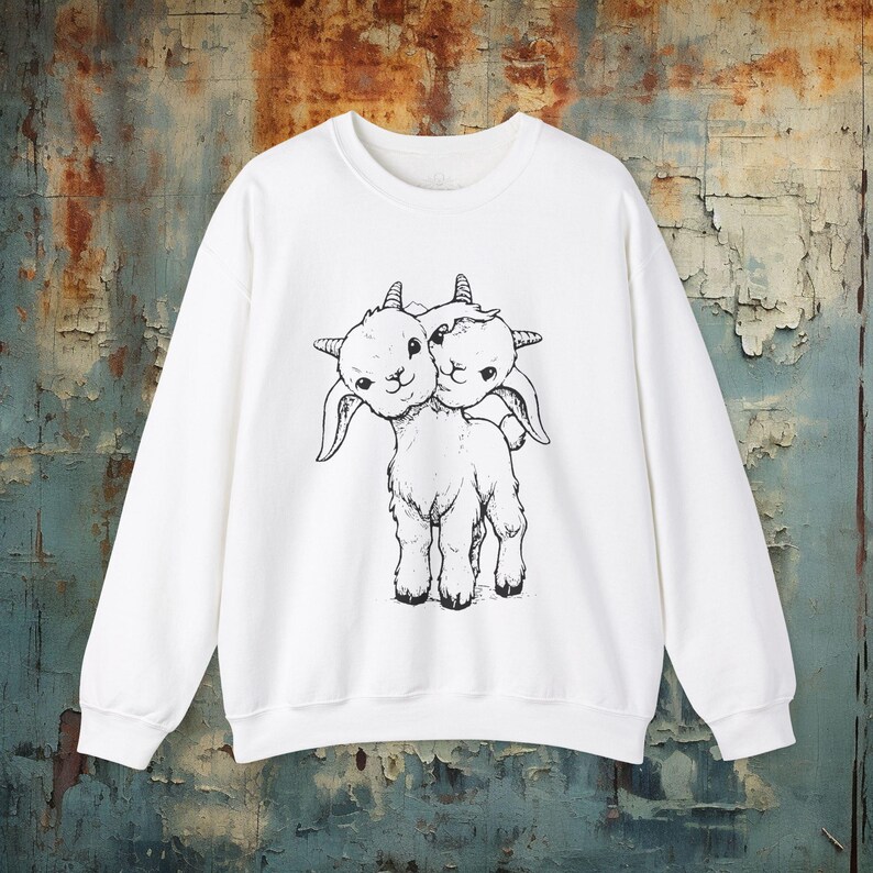 Punk Shirt Two-Headed Calf shirt Goat T-Shirt Tee Weird Vintage Style Punk Oddities Gift Goths Ladies, Long Sleeve, Tank Top, Sweatshirt image 9