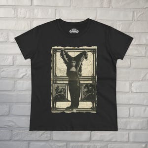 Theda Bara Shirt - Goth Gothic Lady Vampire - Spooky Halloween Punk - Edgy Alternative Fashion - Eerie Dark Style - Horror-Inspired Tee Ladies Tee