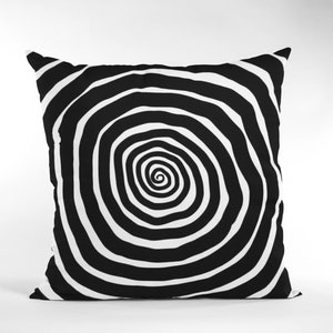 Gothic Home Decor Kissen Halloween Decor Alptraum vor Weihnachten Stil Schwarz und Weiß quadratisches Kissen für Wohnzimmer oder Schlafzimmer