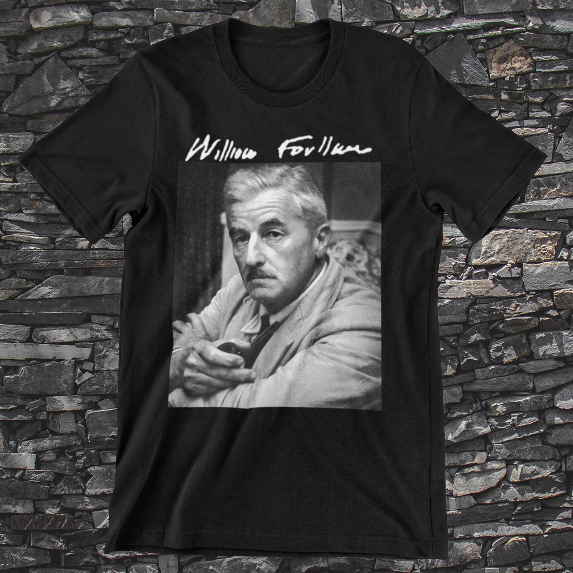 Faulkner Sound and Fury T-Shirt, Writer Philosophy, Literature Gift, English Teacher Present, Mississippi Author, Book Lover Apparel