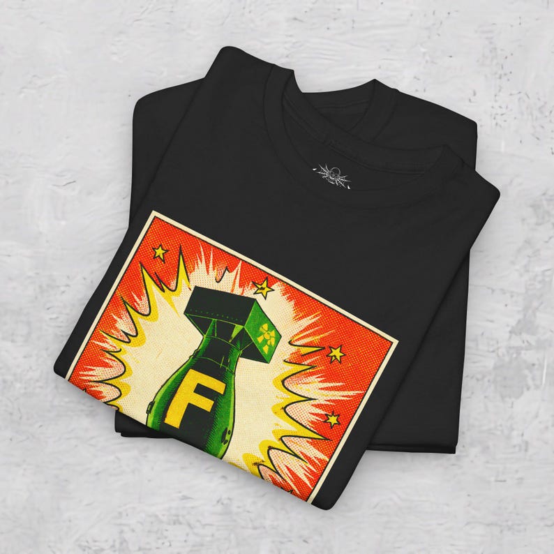 F Bomb Graphic Shirt Funny Swear TShirt Punk Style Retro Humor Top Cuss Word Gift For Dad Husband Friend Unisex Ladies Long Sleeve Hoodie imagem 2