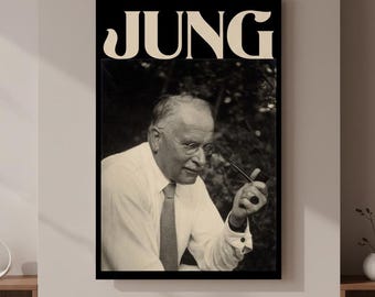 Plakat Carla Junga – Psychologia głębi, obraz ścienny z cieniem