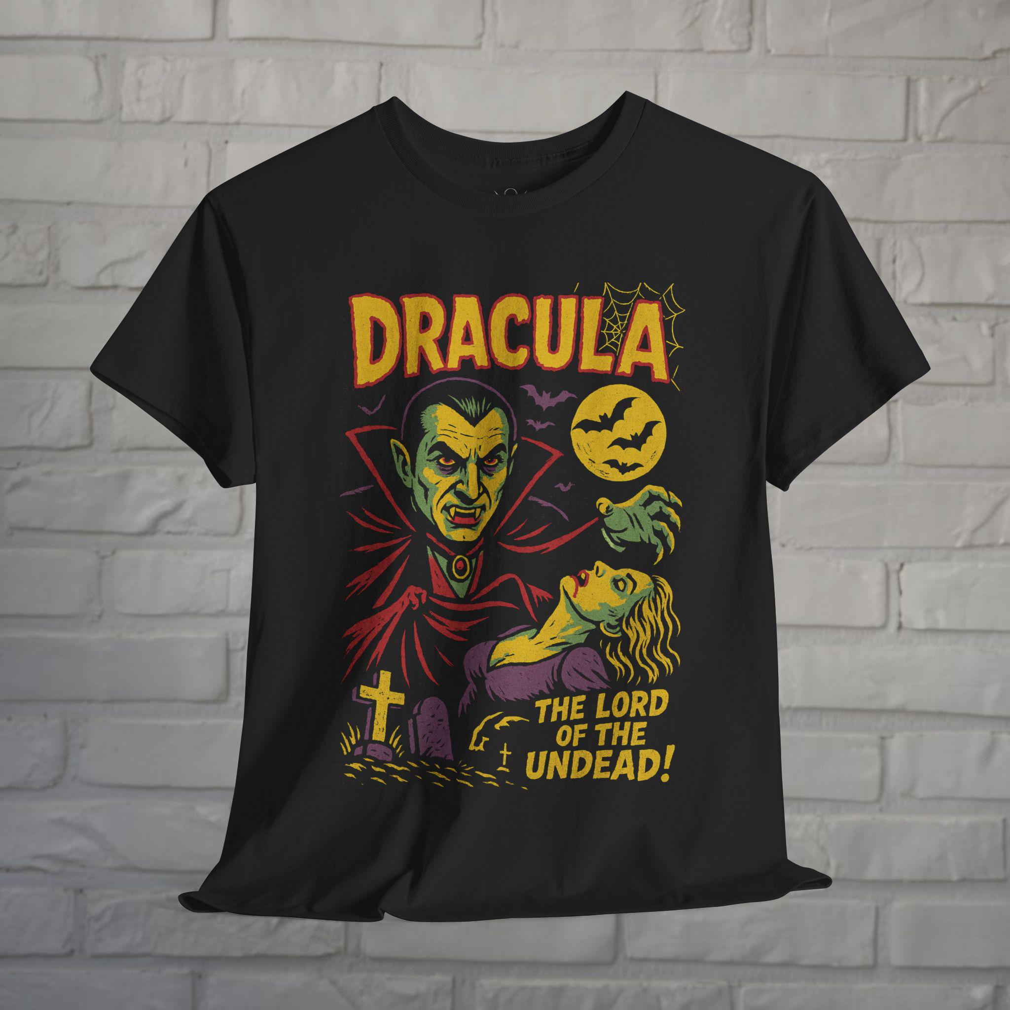 Dracula Comic Shirt Horror Graphic Tee Black Tee Vampire Comic Shirt Retro  Horror Style Creepy Tee Gift For Horror Fan