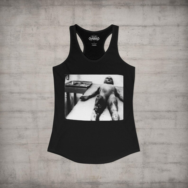 Area 51 Alien Shirt Autopsy UFO T-shirt X Files Roswell Alienation Tee Alien Giftful Gift for Sci-Fi and Paranormal Fans Conspiracy Tee Racerback Tank Top