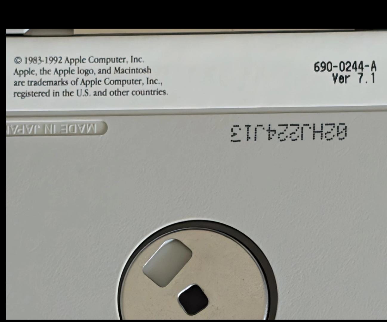 1992 Apple Macintosh First Retail OS Version 7.1 Floppy Disks - Etsy