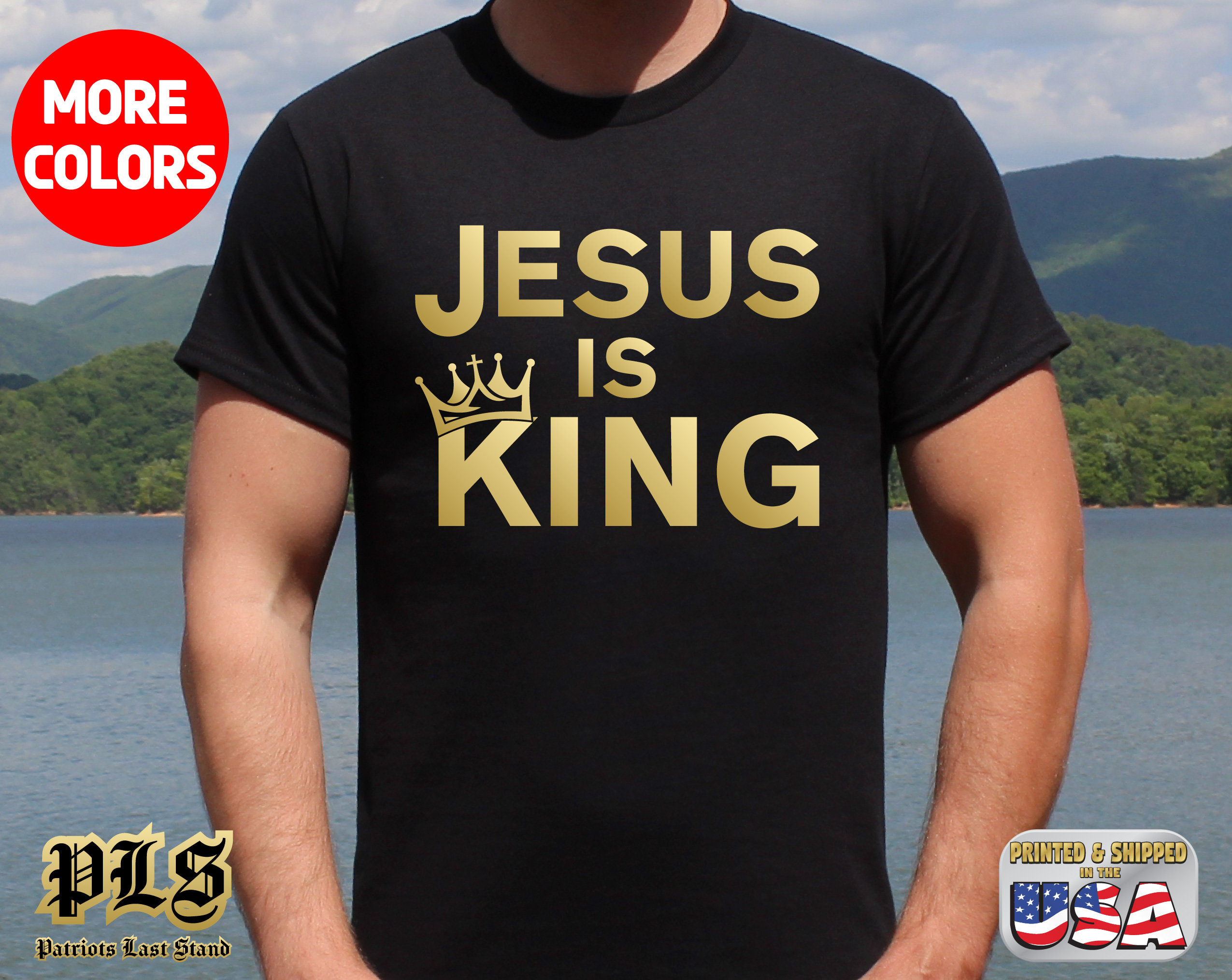 Jesus is King, Jesus is King Shirt, Jesus Shirt, Religious Shirt ...