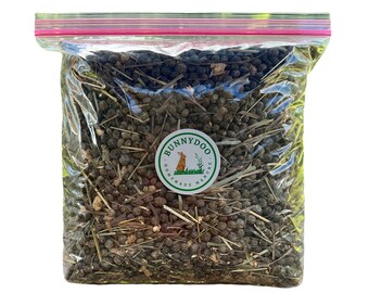 Bunnydoo PLUS- Rabbit Manure Fertilizer with Nitrogen-Packed Timothy Hay and Carbon-Charged Pine Pellets- 2lbs.- Dry, Organic