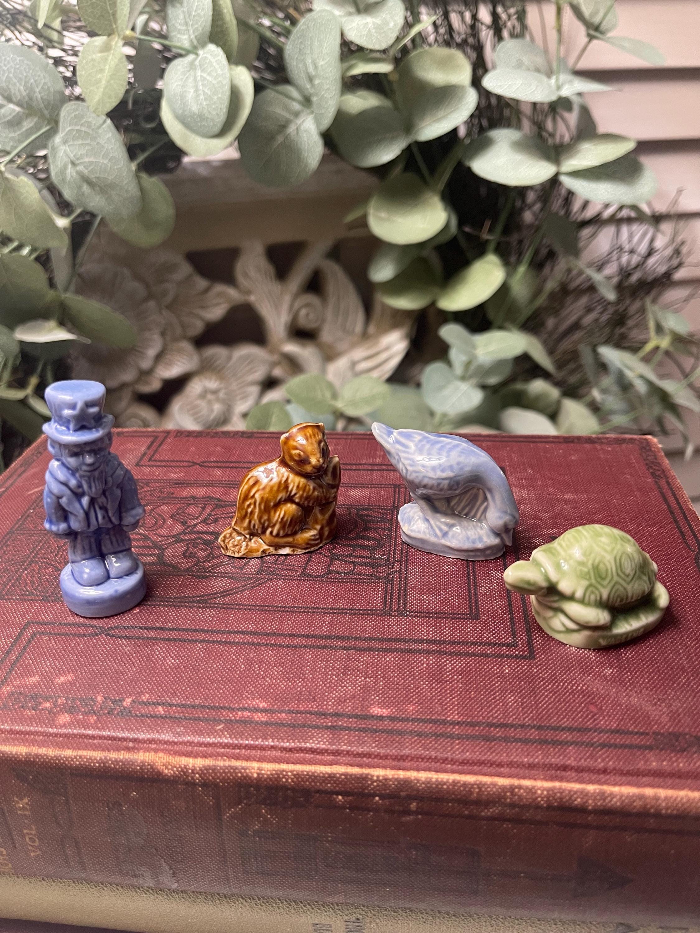 Vintage Wade  figures. Collectible Wade Whimsies. Red Rose tea figurines. 4 types of figurines to choose from.