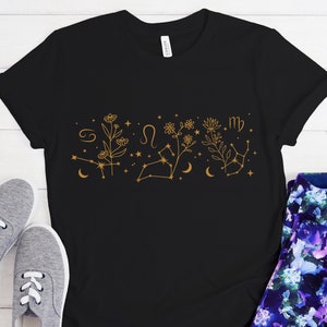 Custom Big Three Astrology Signs Shirt | Custom Sun Moon and Rising Sign Shirt | Custom Astrology Shirt | Personalized Zodiac Sign Shirt