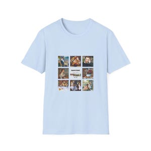 Renoir Art Collage T-Shirt: Impressionist Unisex Tee, Vintage Style